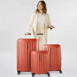 Samsonite Koffersets Als Hartgepäck|Koffersets 3-Teilig<Fyrm 4 Rollen Kofferset 3-teilig mit Dehnfalte burnt orange