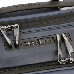 Samsonite Hartgepäck Kabinengepäck|4-Rollen Kabinentrolleys<Intuo 4 Rollen Kabinentrolley 55 cm Laptopfach mit Dehnfalte blue nights