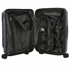 Samsonite Hartgepäck Kabinengepäck|4-Rollen Kabinentrolleys<Intuo 4 Rollen Kabinentrolley 55 cm Laptopfach mit Dehnfalte blue nights