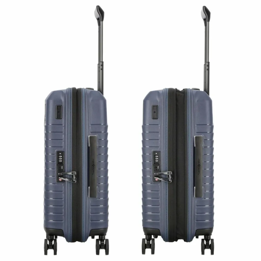 Best Samsonite Intuo 4 Rollen Kabinentrolley S 55 cm mit Dehnfalte blue nights