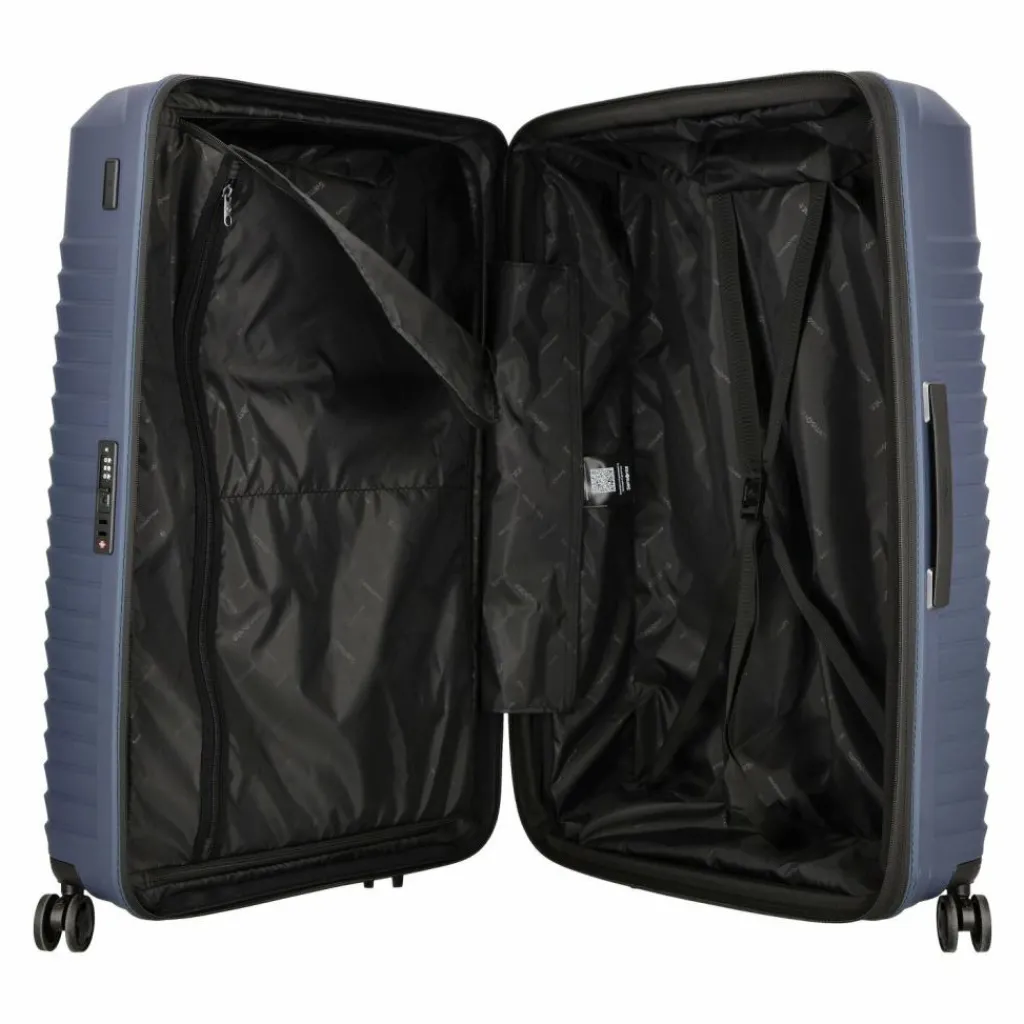 Samsonite Hartgepäck|4-Rollen Koffer<Intuo 4 Rollen Trolley XL 81 cm mit Dehnfalte blue nights
