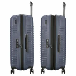 Samsonite Hartgepäck|4-Rollen Koffer<Intuo 4 Rollen Trolley M 69 cm mit Dehnfalte blue nights