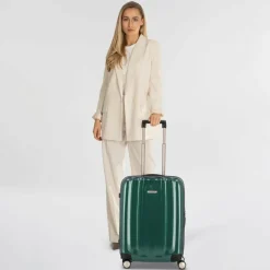 Samsonite Hartgepäck Kabinengepäck|4-Rollen Kabinentrolleys<Lite Cube Spinner 4-Rollen Kabinentrolley 55 cm racing green