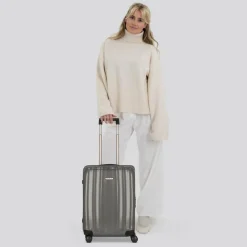 Samsonite Hartgepäck Kabinengepäck|4-Rollen Kabinentrolleys<Lite Cube Spinner 4-Rollen Kabinentrolley 55 cm eclipse grey