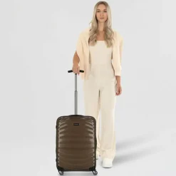 Samsonite Hartgepäck Kabinengepäck|4-Rollen Kabinentrolleys<Lite Shock Spinner 4-Rollen Kabinentrolley 55 cm sand
