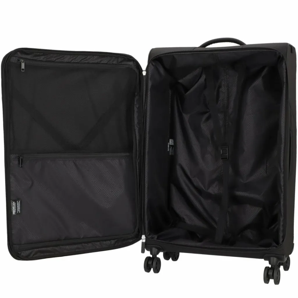 Samsonite Weichgepäck|4-Rollen Koffer<Litebeam 4 Rollen Trolley 77 cm mit Dehnfalte black