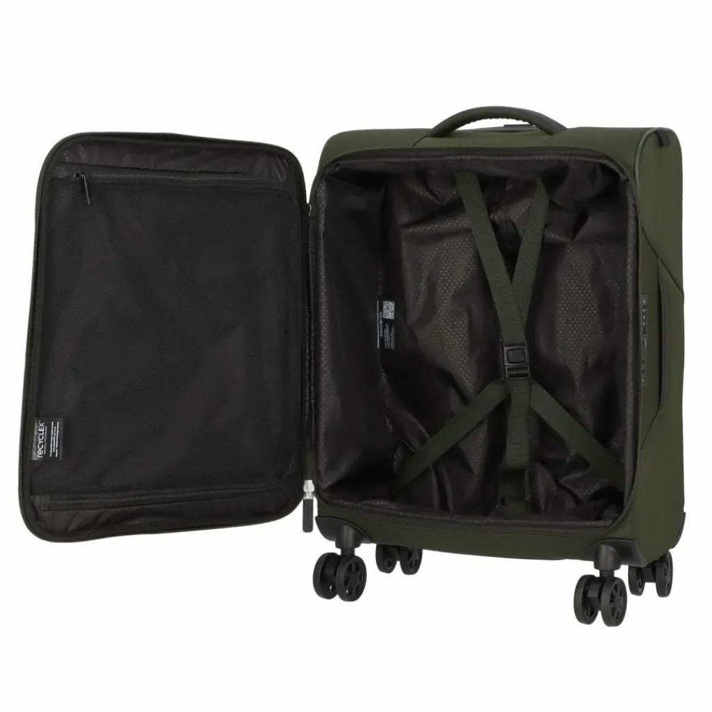 Samsonite Weichgepäck Kabinengepäck|4-Rollen Kabinentrolleys<Litebeam 4 Rollen Kabinentrolley 55 cm climbing ivy
