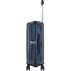 Clearance Samsonite Lite-Box 4 Rollen Kabinentrolley 55 cm deep blue