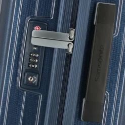 Clearance Samsonite Lite-Box 4 Rollen Kabinentrolley 55 cm deep blue