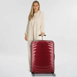 Samsonite Lite-Shock 4 Rollen Trolley 75 cm fiery red