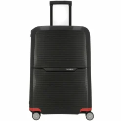 Samsonite Hartgepäck|4-Rollen Koffer<Magnum Eco 4 Rollen Trolley 69 cm black-red