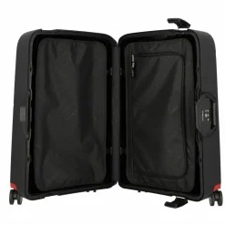 Samsonite Hartgepäck|4-Rollen Koffer<Magnum Eco 4 Rollen Trolley 69 cm black-red