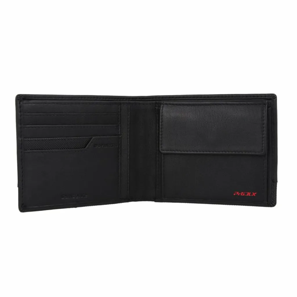 Samsonite Herrengeldbörsen Querformat<PRO-DLX 6 Geldbörse RFID Leder 12 cm black