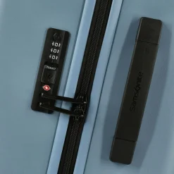 Discount Samsonite Quadrix 4-Rollen Trolley 68 cm ocean