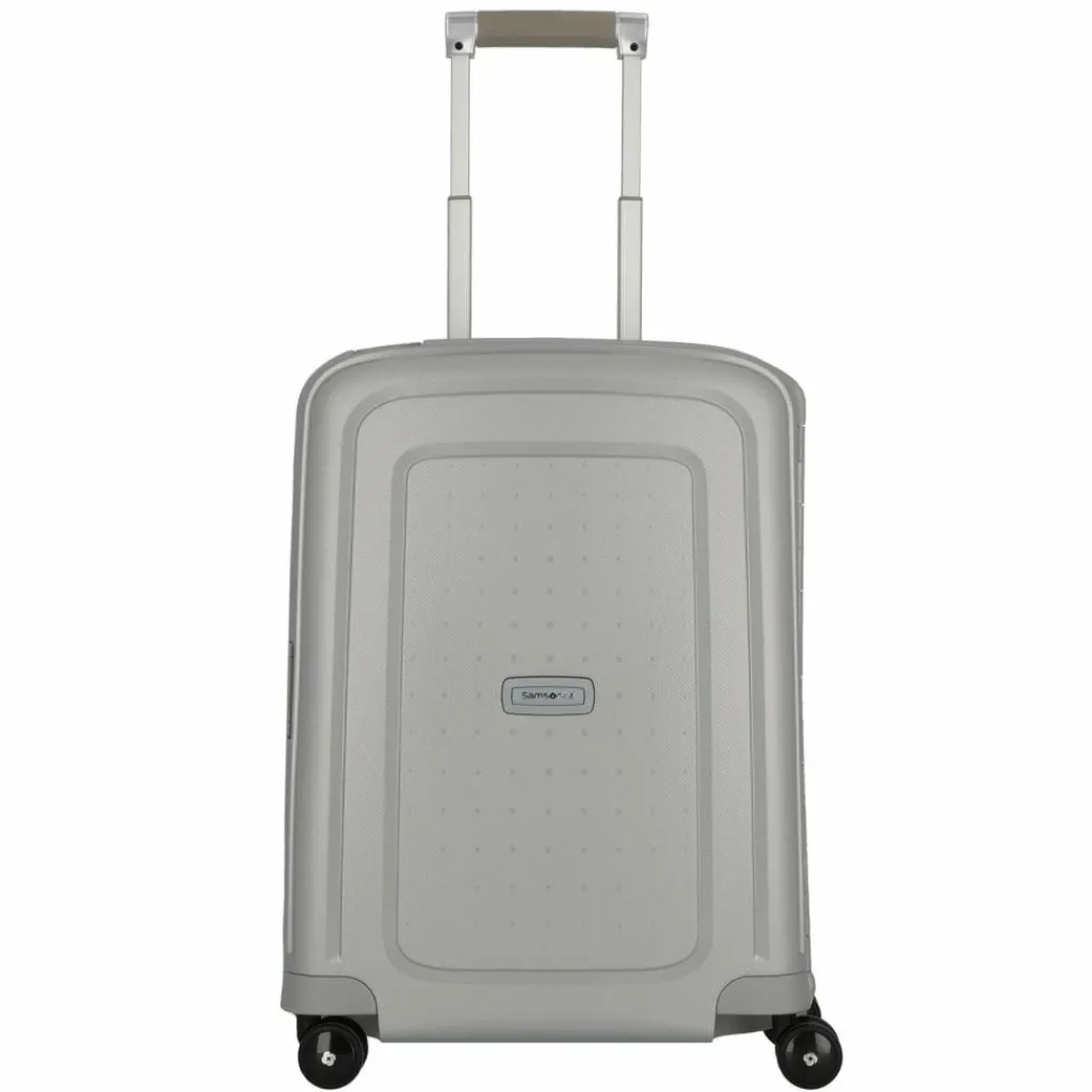 Clearance Samsonite S'Cure Spinner 4-Rollen Kabinentrolley 55 cm silver coloured