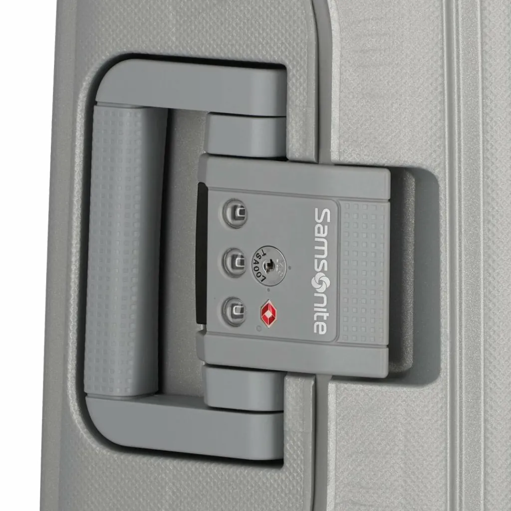 Clearance Samsonite S'Cure Spinner 4-Rollen Kabinentrolley 55 cm silver coloured