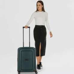 Samsonite Hartgepäck Kabinengepäck|4-Rollen Kabinentrolleys<S'Cure Spinner 4-Rollen Kabinentrolley 55 cm dark teal