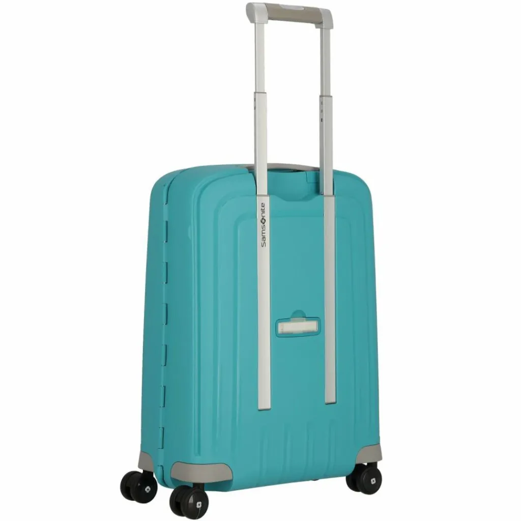 Samsonite Hartgepäck Kabinengepäck|4-Rollen Kabinentrolleys<S'Cure Spinner 4-Rollen Kabinentrolley 55 cm aqua blue