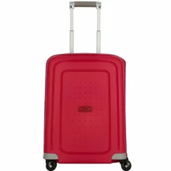 Samsonite Hartgepäck Kabinengepäck|4-Rollen Kabinentrolleys<S'Cure Spinner 4-Rollen Kabinentrolley 55 cm crimson red