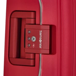 Samsonite Hartgepäck Kabinengepäck|4-Rollen Kabinentrolleys<S'Cure Spinner 4-Rollen Kabinentrolley 55 cm crimson red
