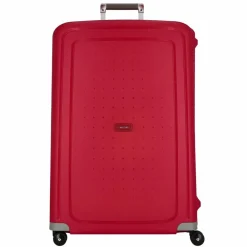 Best Samsonite S'Cure Spinner 4-Rollen Trolley 81 cm crimson red
