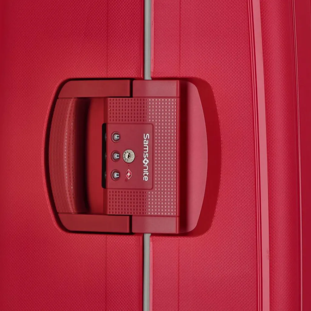 Best Samsonite S'Cure Spinner 4-Rollen Trolley 81 cm crimson red