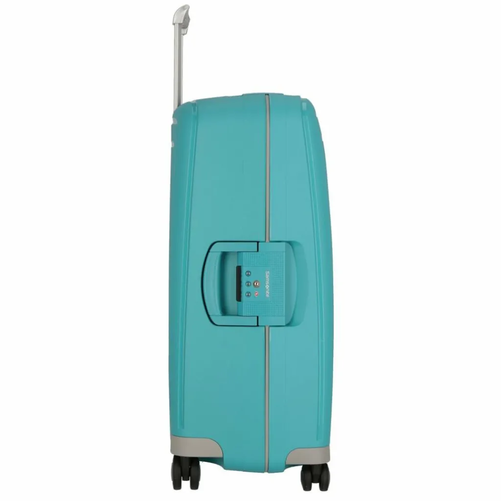 Samsonite Hartgepäck|4-Rollen Koffer<S'Cure Spinner 4-Rollen Trolley 69 cm aqua blue