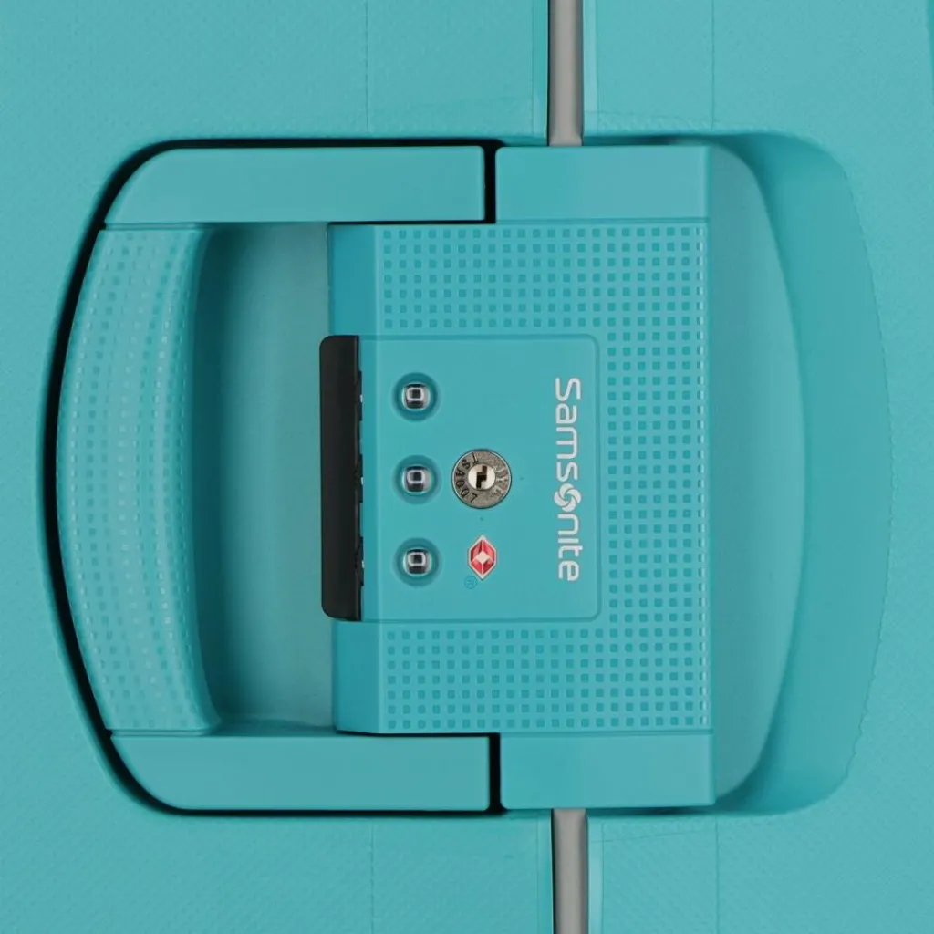 Samsonite Hartgepäck|4-Rollen Koffer<S'Cure Spinner 4-Rollen Trolley 69 cm aqua blue
