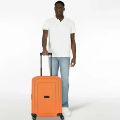 Clearance Samsonite S'Cure Spinner 4-Rollen Kabinentrolley 55 cm apricot