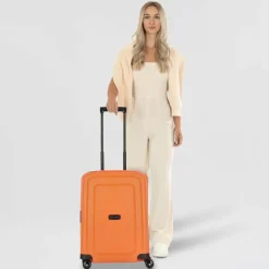 Clearance Samsonite S'Cure Spinner 4-Rollen Kabinentrolley 55 cm apricot