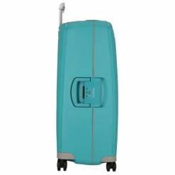 Samsonite S'Cure Spinner 4-Rollen Trolley 75 cm aqua blue