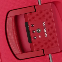 Samsonite Hartgepäck|4-Rollen Koffer<S'Cure Spinner 4-Rollen Trolley 69 cm crimson red
