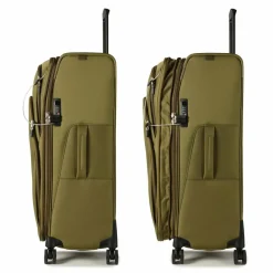 Clearance Samsonite Spark Sng Eco 4 Rollen Trolley 79 cm mit Dehnfalte olive