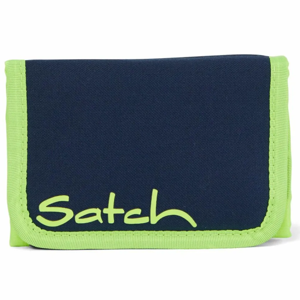 Satch Kindergeldbörse|Kindergeldbeutel<Geldbörse 13 cm dark blue neon yellow
