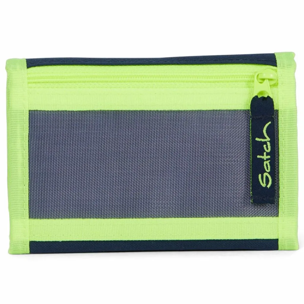 Satch Kindergeldbörse|Kindergeldbeutel<Geldbörse 13 cm dark blue neon yellow