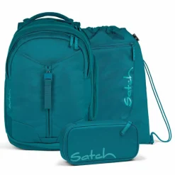 Best Satch Match Schulranzen-Set 3-teilig deep petrol