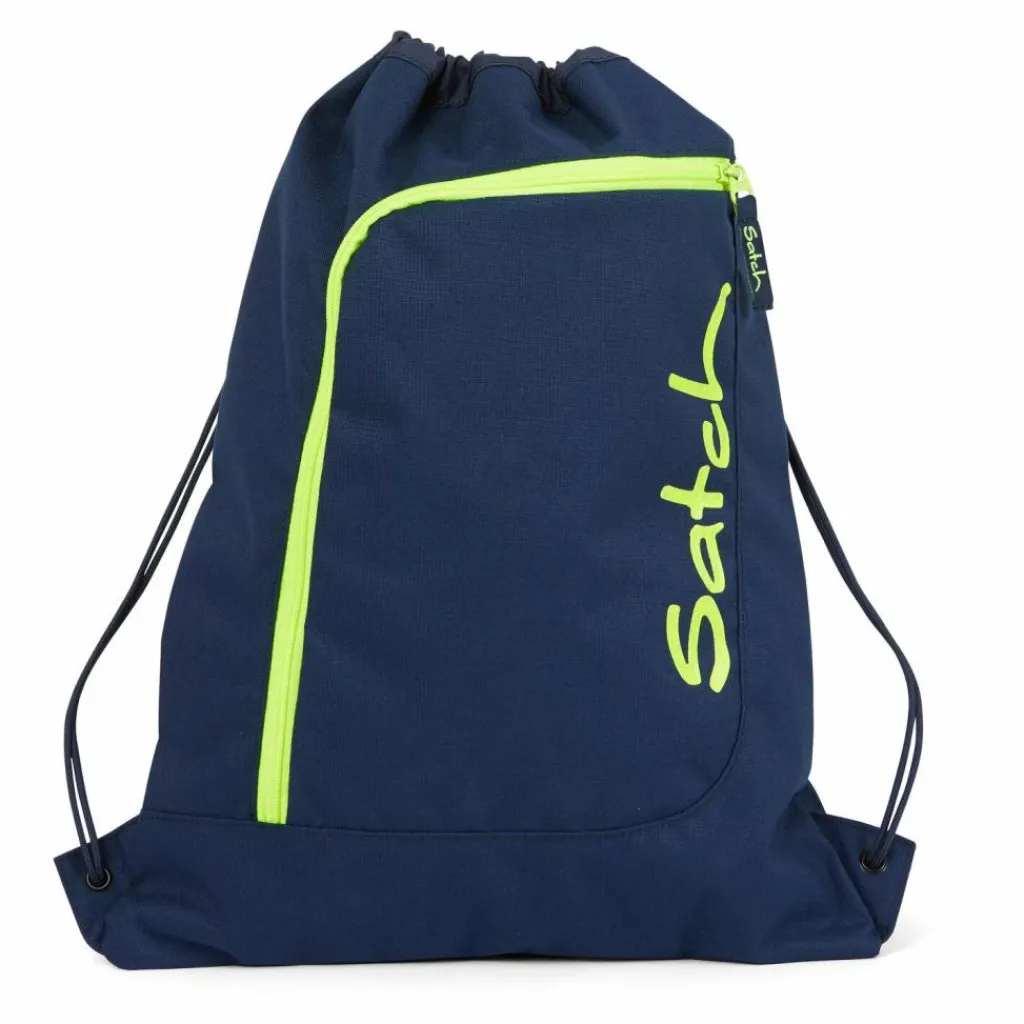 Discount Satch Turnbeutel 44 cm dark blue neon yellow