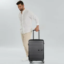 New Saxoline Fiesta 4 Rollen Trolley M 65 cm anthracite-black