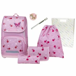 Discount Schneiders Ergoplus Schulranzen-Set 8-teilig pink