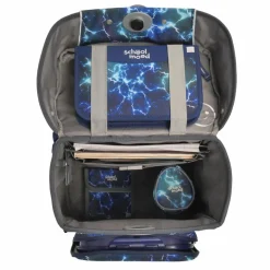 School-Mood Champion Maxx Pro Mila Schulranzen-Set 7-teilig Wolf