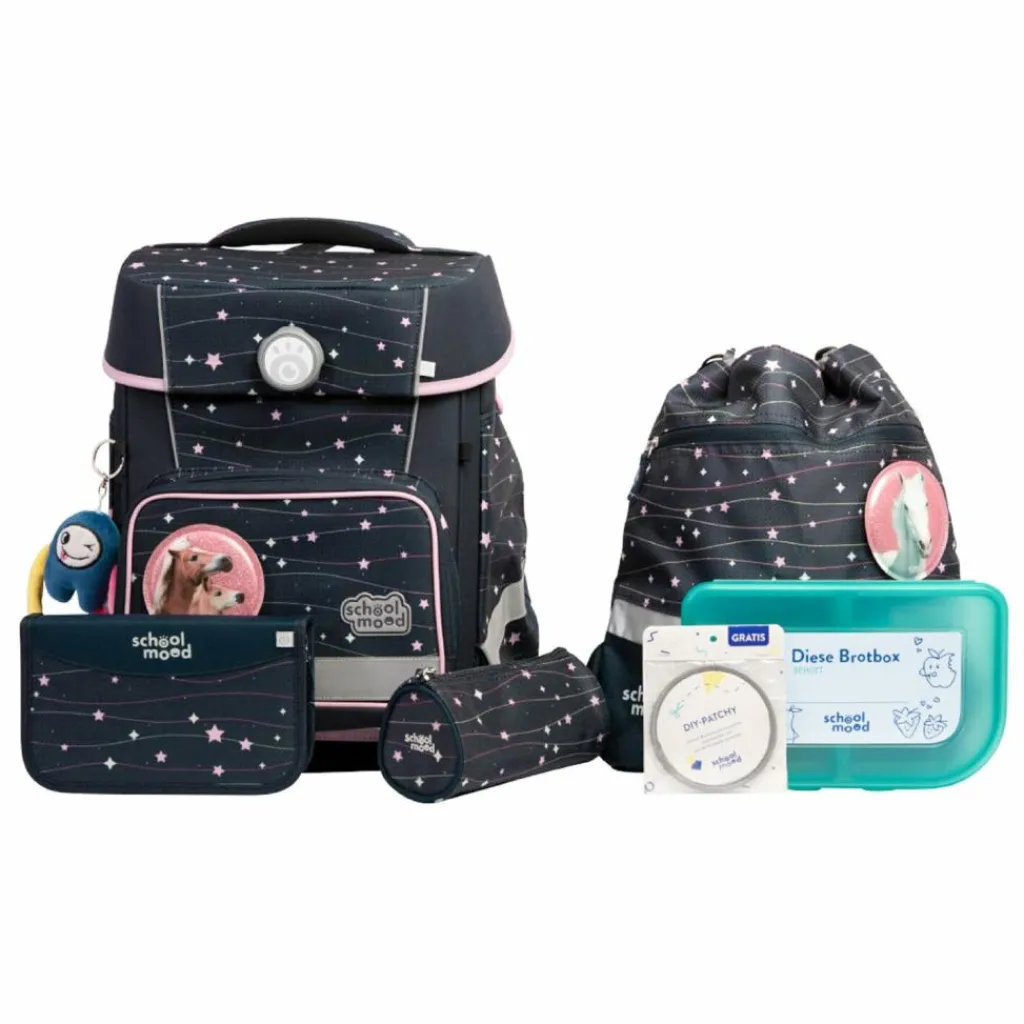 School-Mood Champion Maxx Pro Mila Schulranzen-Set 7-teilig