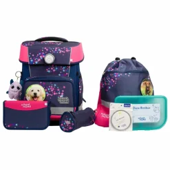 Clearance School-Mood Champion Maxx Pro Mila Schulranzen-Set 7-teilig Hund