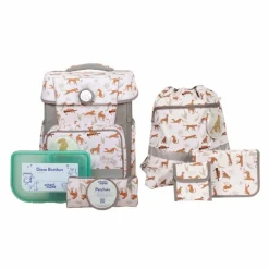 Clearance School-Mood Champion Schulranzen-Set Leopard