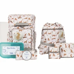 Hot School-Mood Rebel Air+ Schulranzen-Set 8-teilig leopard
