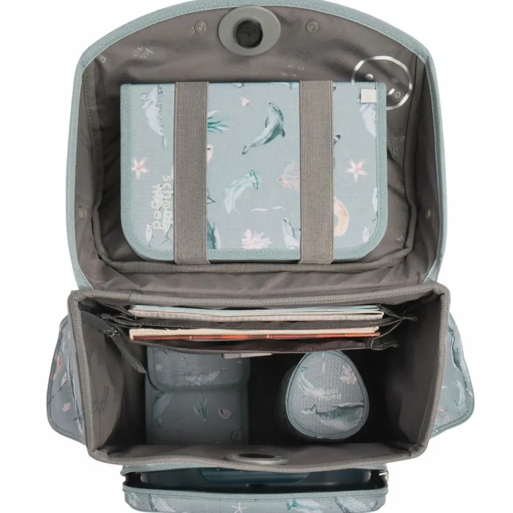 School-Mood Schulranzen & Sets<Timeless Air+ Schulranzen-Set 7tlg. aqua