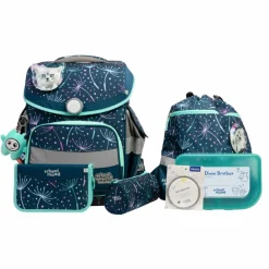 School-Mood Timeless Pro Schulranzen-Set 7-teilig Kätzchen