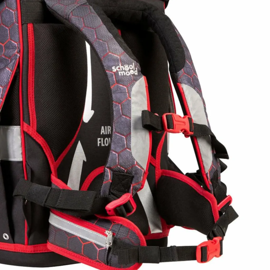 Outlet School-Mood Timeless Pro Schulranzen-Set 7-teilig Drache