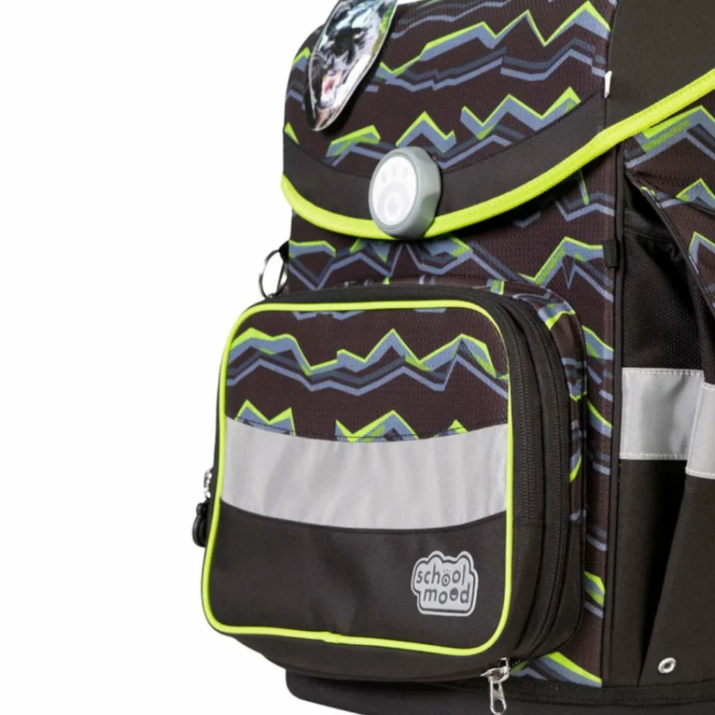 School-Mood Schulranzen & Sets<Timeless Pro Schulranzen-Set 7-teilig Raubkatze