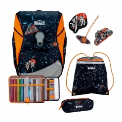 Hot Scout Alpha Schulranzen-Set 4-teilig Space Data