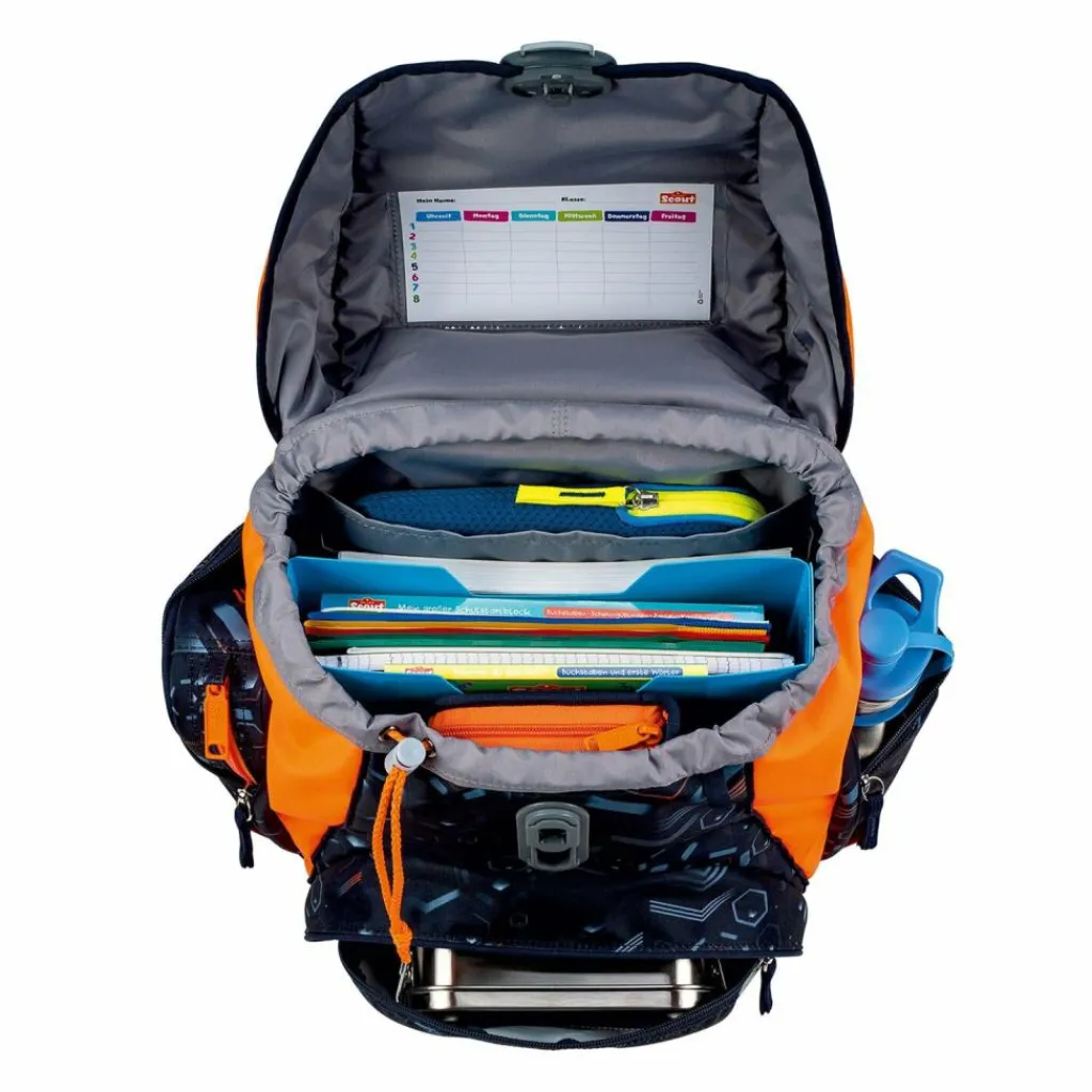 Hot Scout Alpha Schulranzen-Set 4-teilig Space Data